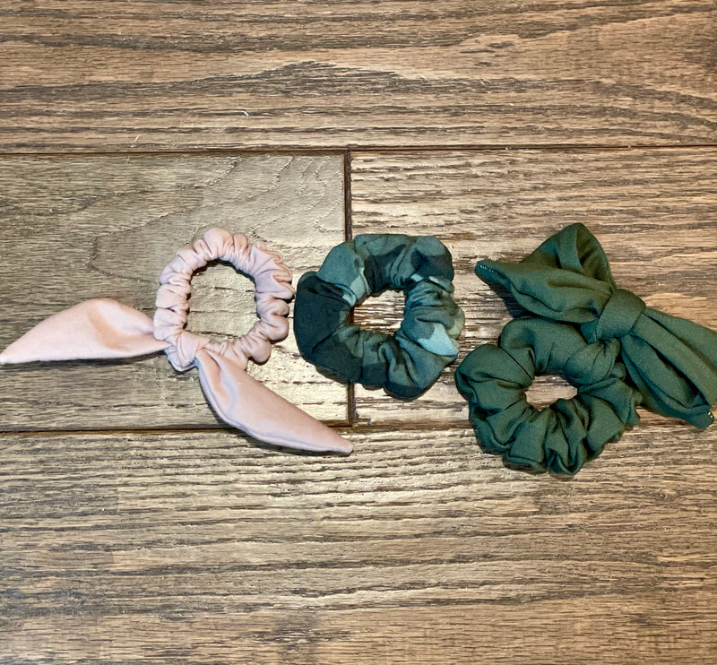 Camo Mini-Scrunchie Set